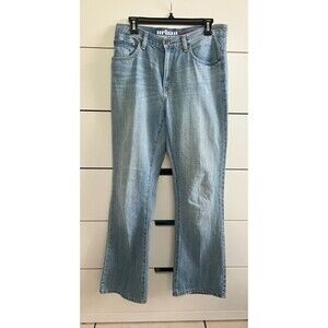Urban Pipeline Relaxed Bootcut 30x32 Blue Jeans Light Wash Unisex Vintage Denim